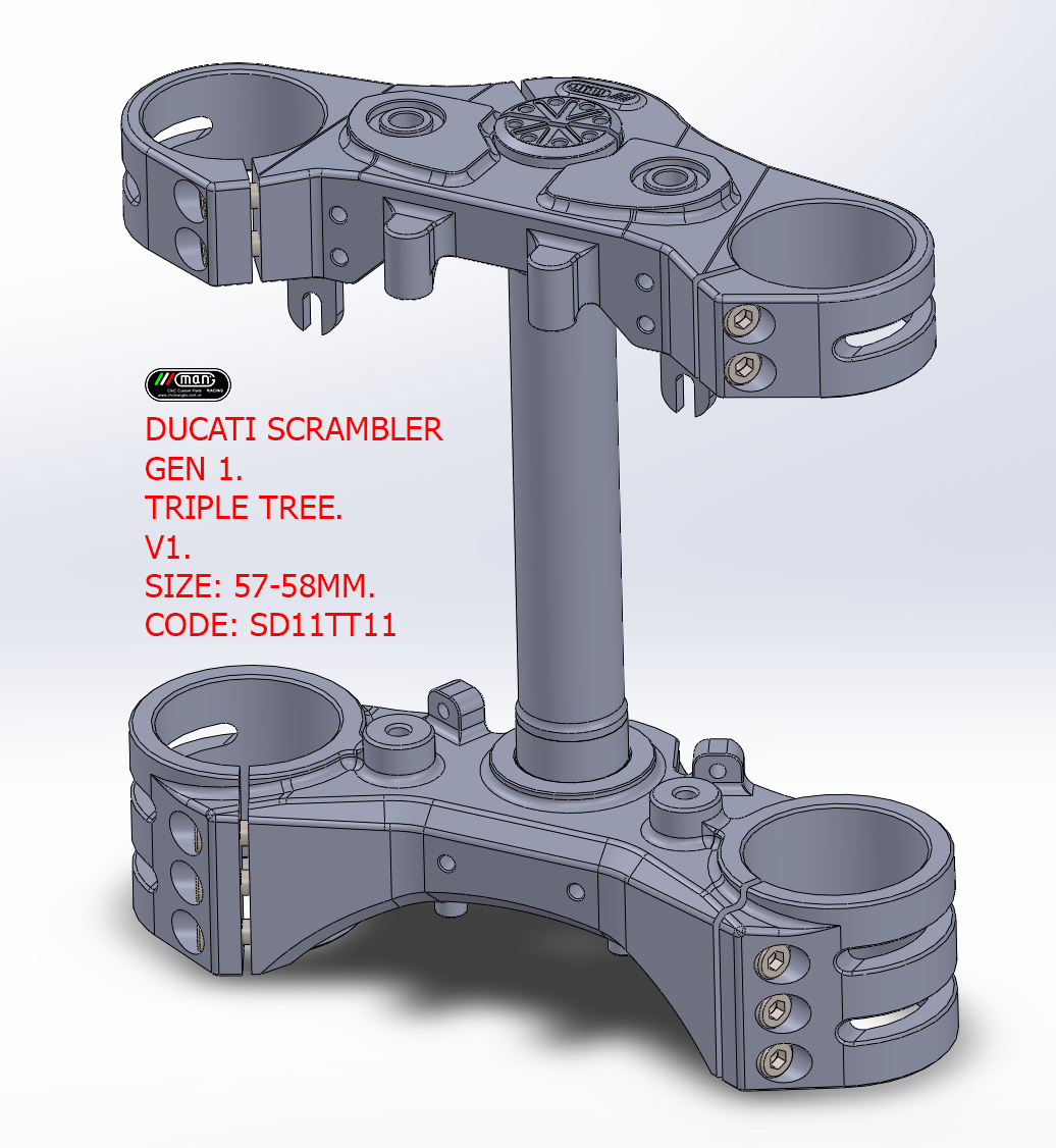 DUCATI SCRAMBER 800 TRIPLE TREE